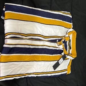 Fashion nova “Takes practice long sleeve woven top”